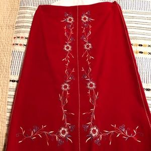 Pretty embroidered skirt